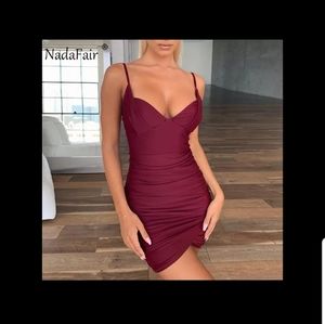 COPY - Burgundy bodycon dress